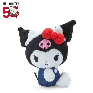 Kuromi Mascot Keychain Plush (Hello, Everyone! Series) Accessory Japan Original   