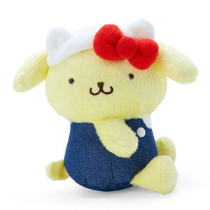 Pompompurin Mascot Keychain Plush (Hello, Everyone! Series) Accessory Japan Original   