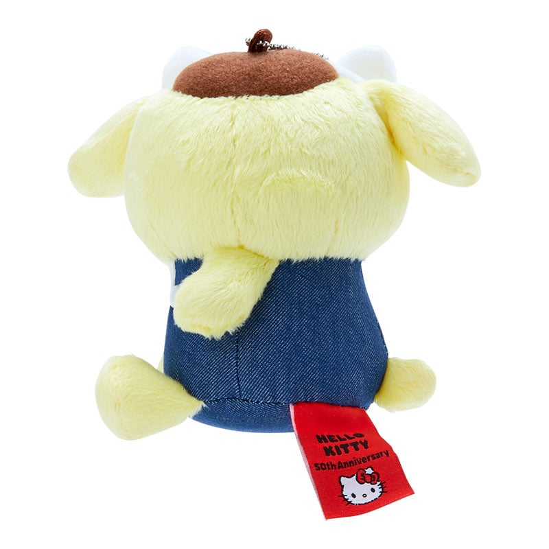 Pompompurin Mascot Keychain Plush (Hello, Everyone! Series) Accessory Japan Original   