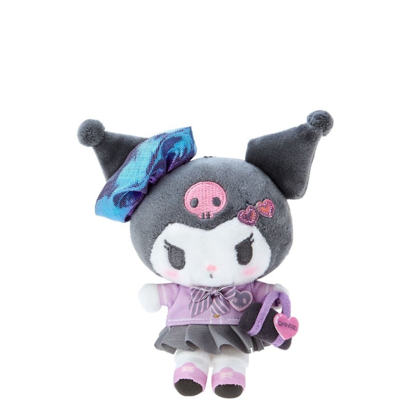 Kuromi Plush Mascot Keychain (Sanrio Academy Series) Accessory Japan Original   