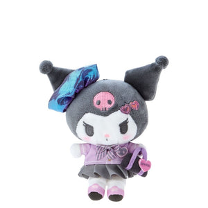 Kuromi Plush Mascot Keychain (Sanrio Academy Series) Accessory Japan Original   