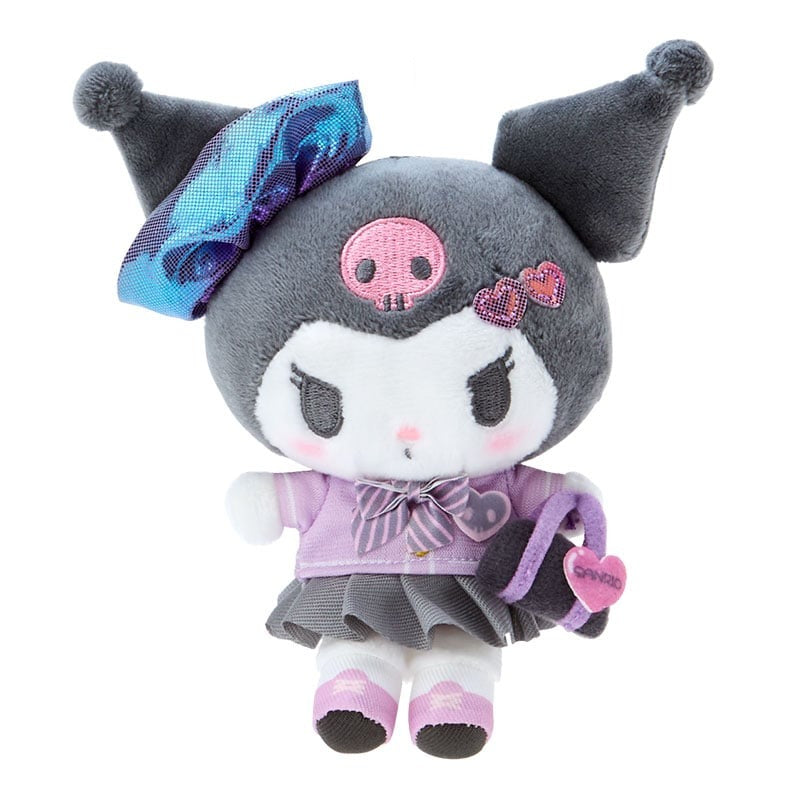 Kuromi Plush Mascot Keychain (Sanrio Academy Series) Accessory Japan Original   