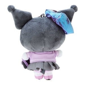 Kuromi Plush Mascot Keychain (Sanrio Academy Series) Accessory Japan Original   