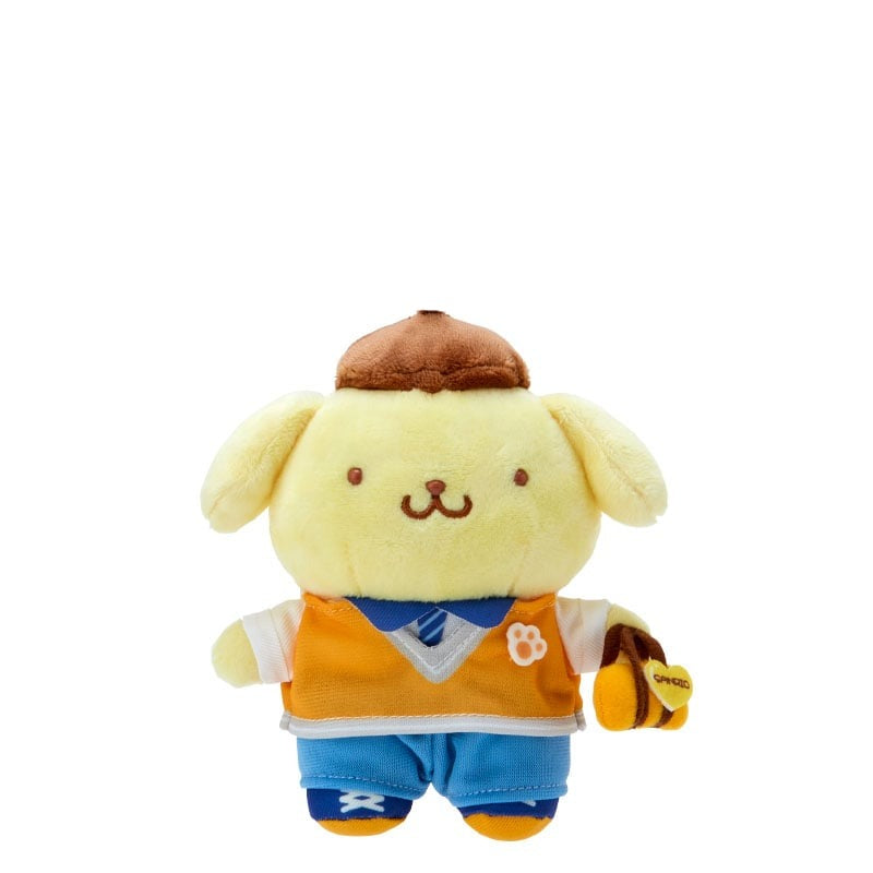 Pompompurin Plush Mascot Keychain (Sanrio Academy Series) Accessory Japan Original   