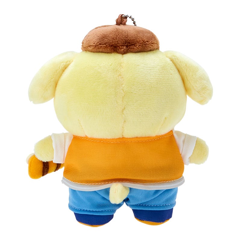 Pompompurin Plush Mascot Keychain (Sanrio Academy Series) Accessory Japan Original   