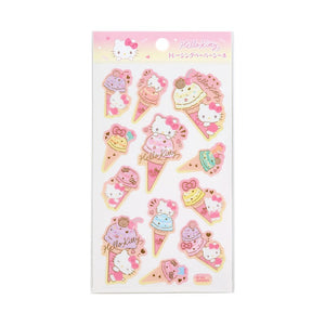 Hello Kitty Sticker Sheet (Ice Cream Party Series) Stationery Japan Original   