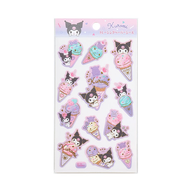 Kuromi Sticker Sheet (Ice Cream Party Series) Stationery Japan Original   