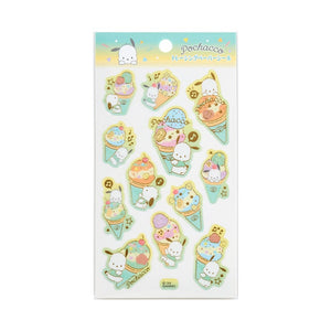 Pochacco Sticker Sheet (Ice Cream Party Series) Stationery Japan Original   