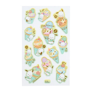 Pochacco Sticker Sheet (Ice Cream Party Series) Stationery Japan Original   