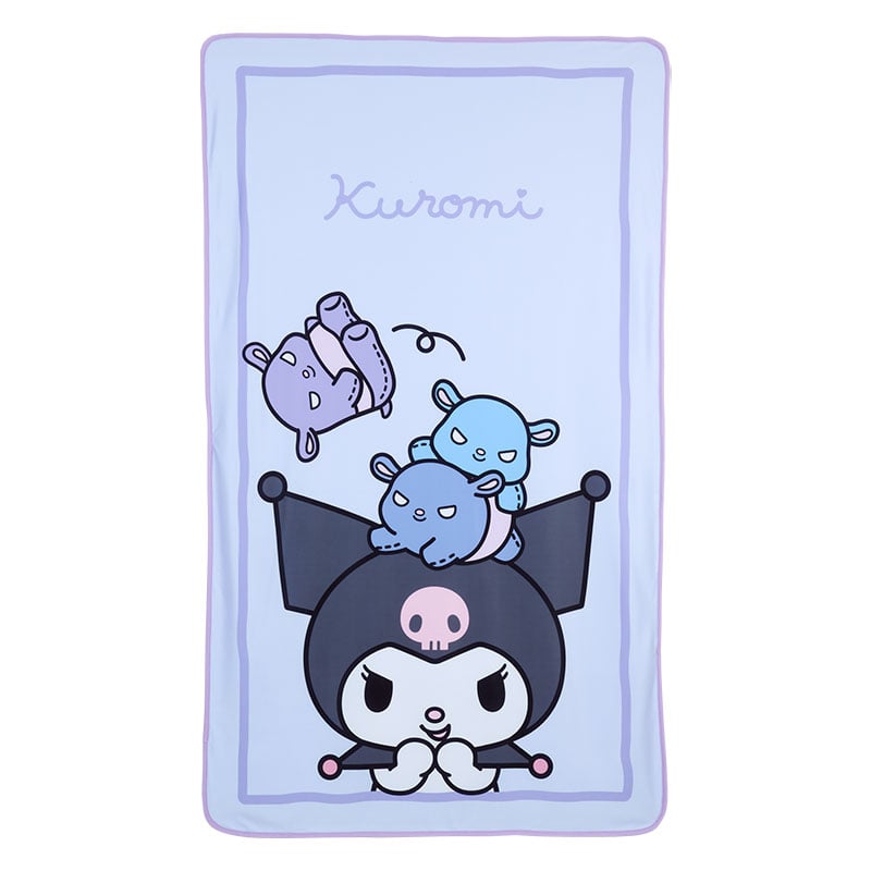 Kuromi Cool and Comfy Throw Blanket Home Goods Japan Original   