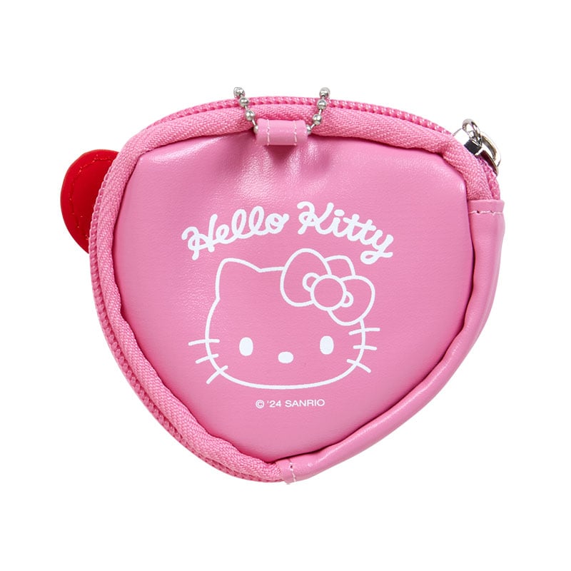 Hello Kitty Mini Pouch and Pin Set (Big Heart Series) Bags Japan Original   