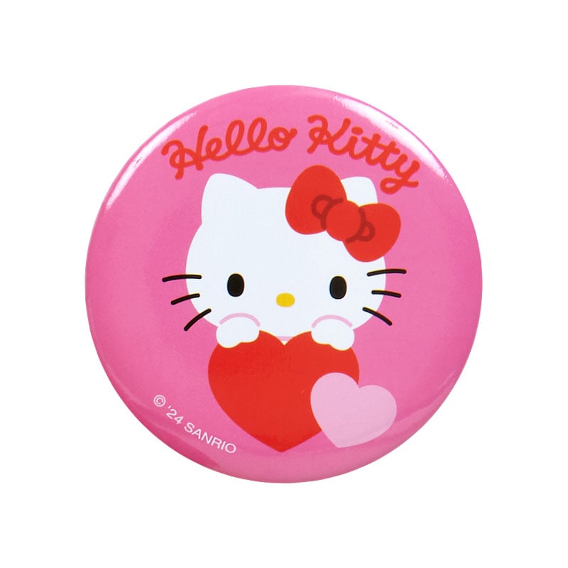 Hello Kitty Mini Pouch and Pin Set (Big Heart Series) Bags Japan Original   