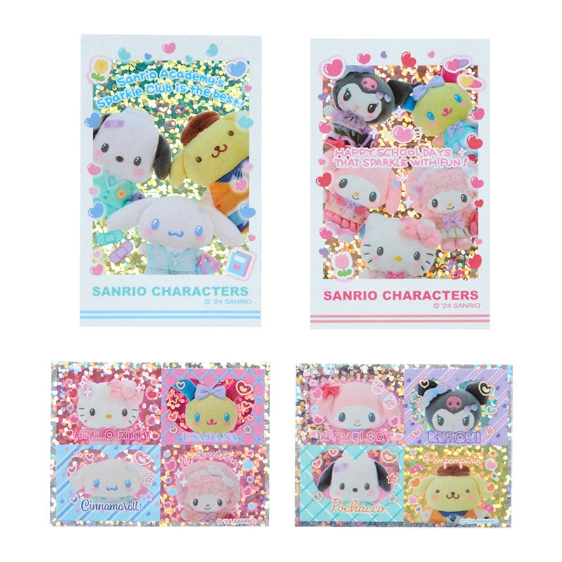 Sanrio Characters 28-pc Sticker Sheet (Sanrio Academy Series) Stationery Japan Original   