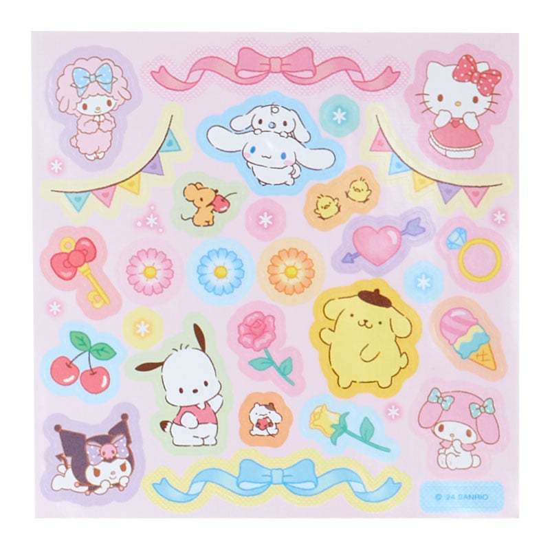 Sanrio Characters Mini Coloring &amp; Sticker Set Stationery Japan Original   