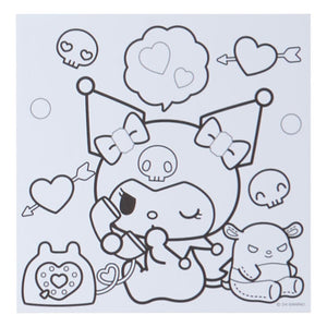 Sanrio Characters Mini Coloring & Sticker Set Stationery Japan Original   