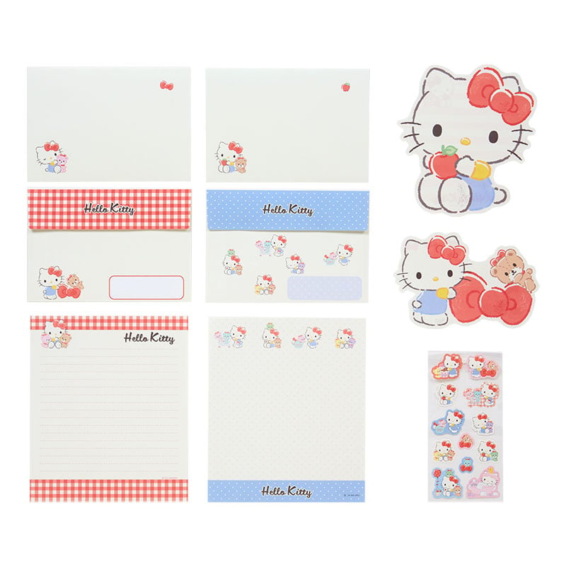 Hello Kitty Classic Letter Set Stationery Japan Original   