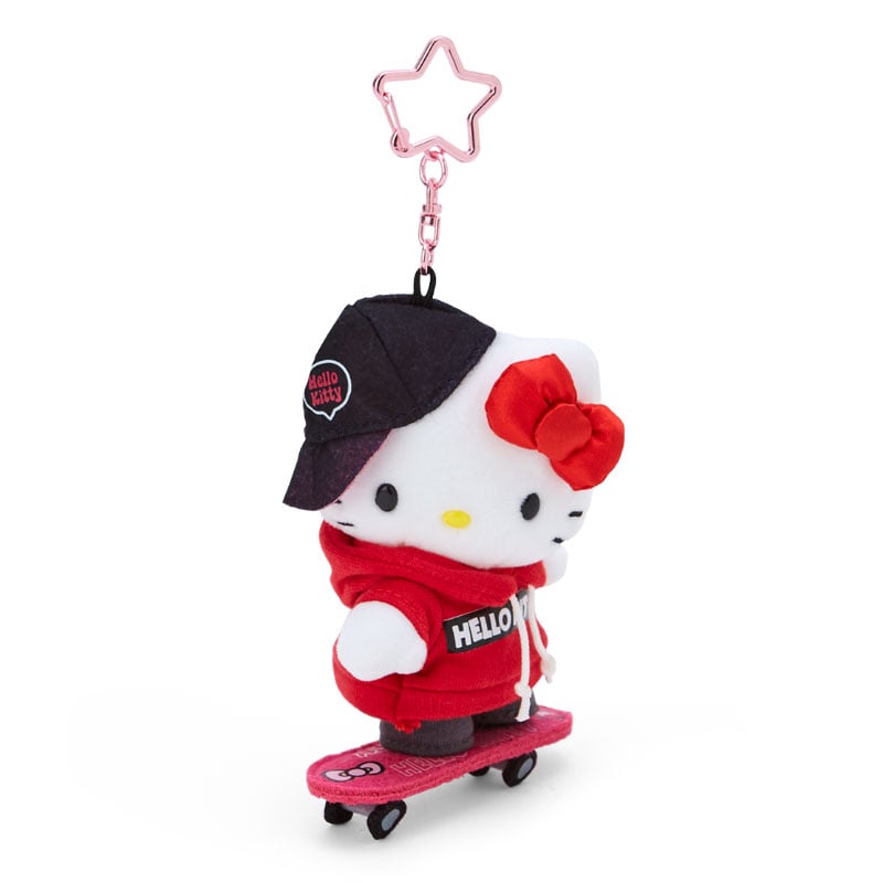 Hello Kitty Plush Mascot Keychain (Sk8r Squad Series) Accessory Japan Original