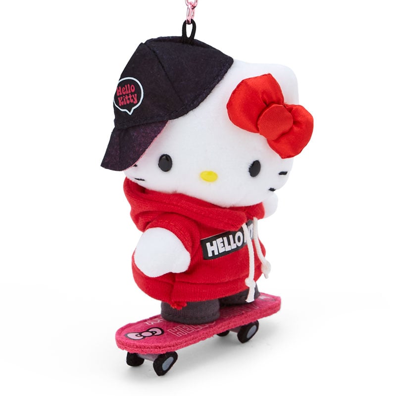 Hello Kitty Plush Mascot Keychain (Sk8r Squad Series) Accessory Japan Original