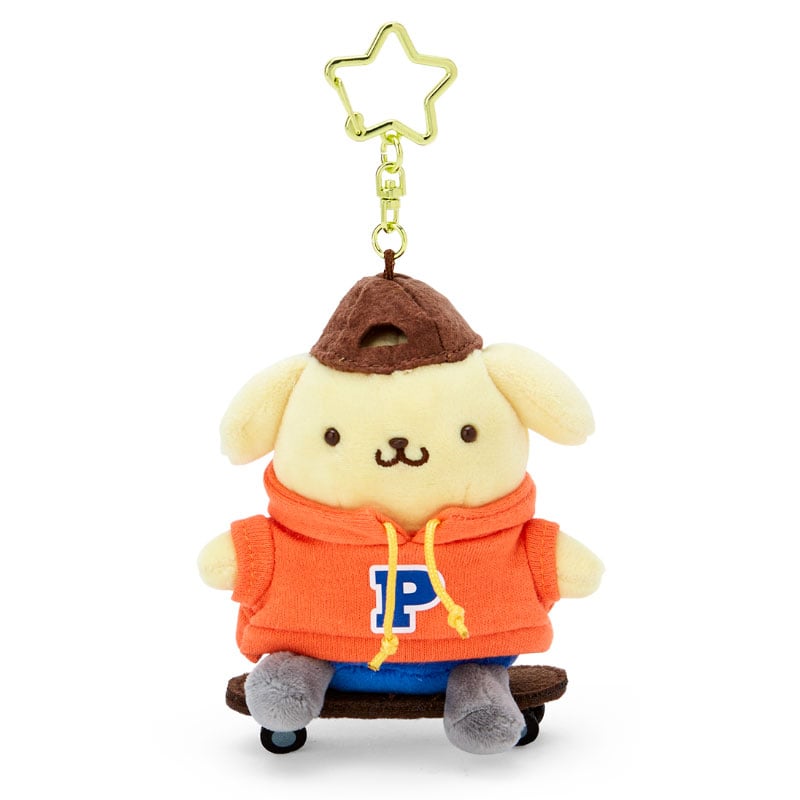 Pompompurin Plush Mascot Keychain (Sk8r Squad Series) Accessory Japan Original