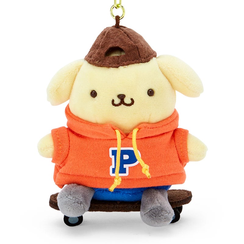 Pompompurin Plush Mascot Keychain (Sk8r Squad Series) Accessory Japan Original