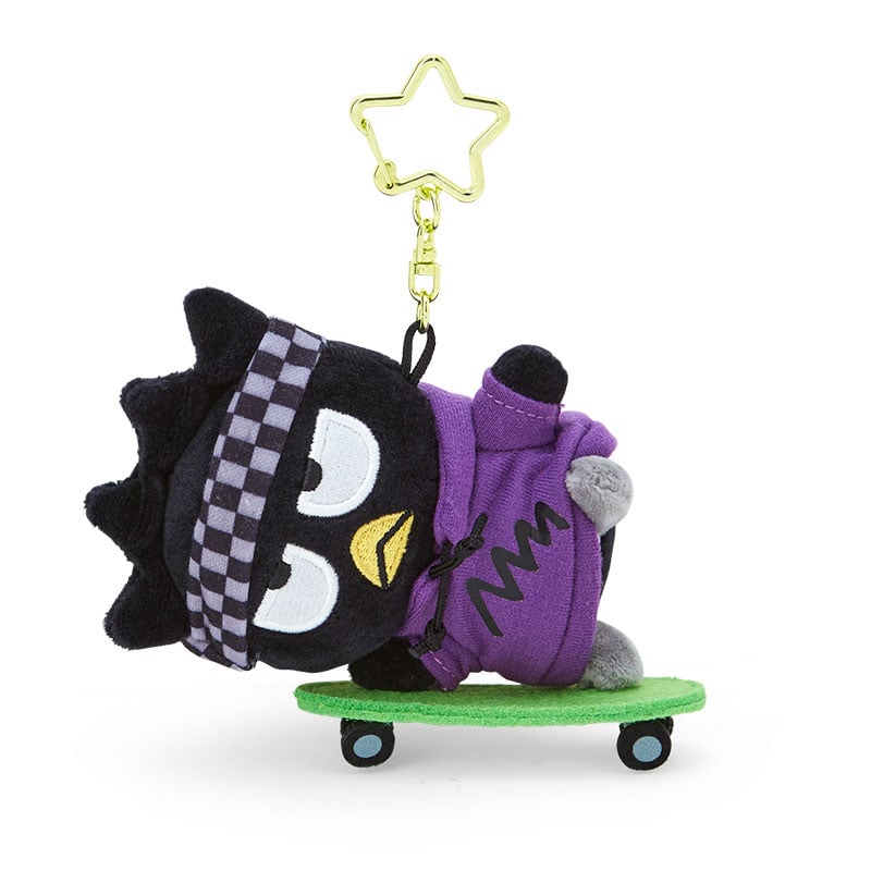 Badtz-maru Plush Mascot Keychain (Sk8r Squad Series) Accessory Japan Original