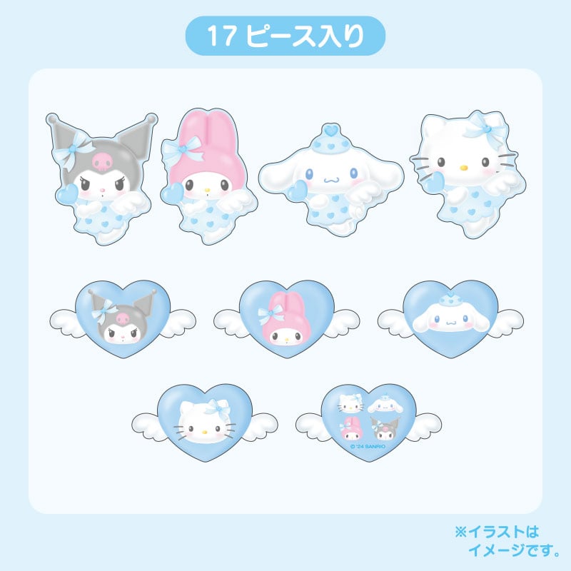 Sanrio Characters 17-pc Sticker Pack (Dreaming Angel Series Pt 2) Stationery Japan Original   