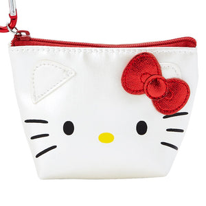 Hello Kitty Mini Metallic Zipper Pouch Bags Japan Original   