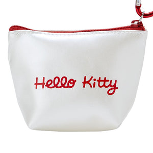 Hello Kitty Mini Metallic Zipper Pouch Bags Japan Original   