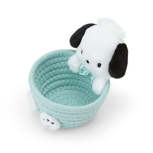 Pochacco Woven Rope Storage Basket (Small) Home Goods Japan Original   