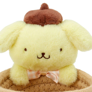 Pompompurin Woven Rope Storage Basket (Small) Home Goods Japan Original   