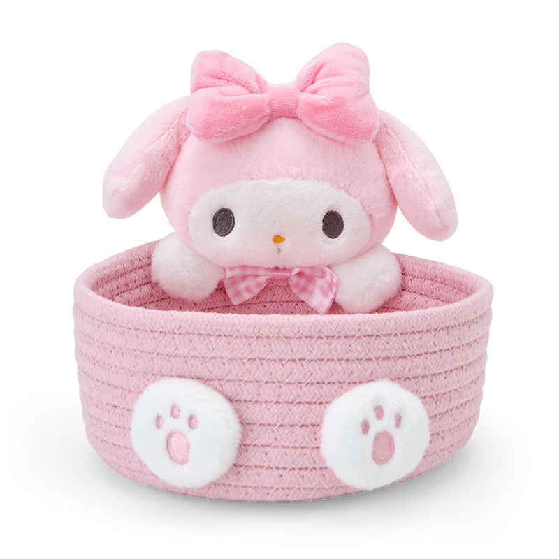 My Melody Woven Rope Storage Basket (Multi) Home Goods Japan Original Multi M 