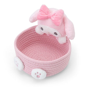 My Melody Woven Rope Storage Basket (Multi) Home Goods Japan Original   