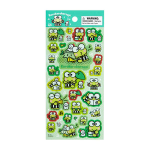 Keroppi Sticker Sheet (Happy Song and Dance Series) Stationery Japan Original   