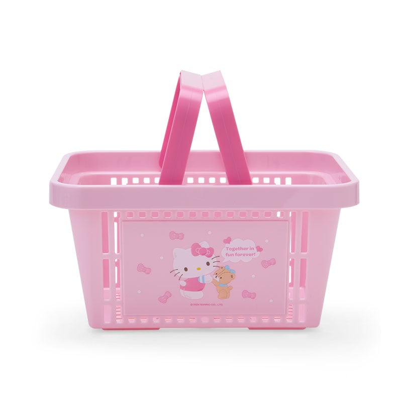 Hello Kitty Mini Shopping Storage Basket Home Goods Japan Original   