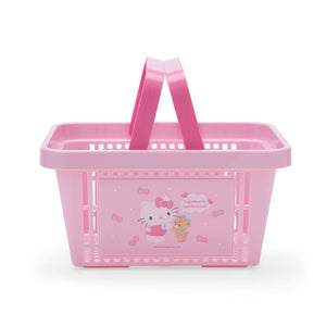 Hello Kitty Mini Shopping Storage Basket Home Goods Japan Original   