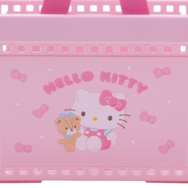 Hello Kitty Mini Shopping Storage Basket Home Goods Japan Original   