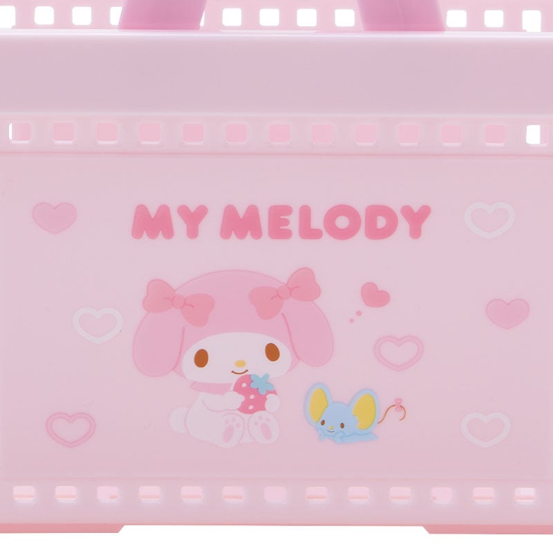 My Melody Mini Shopping Storage Basket Home Goods Japan Original   