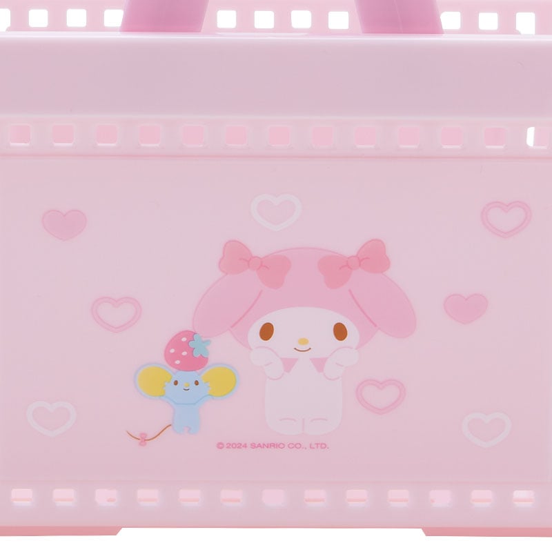 My Melody Mini Shopping Storage Basket Home Goods Japan Original   