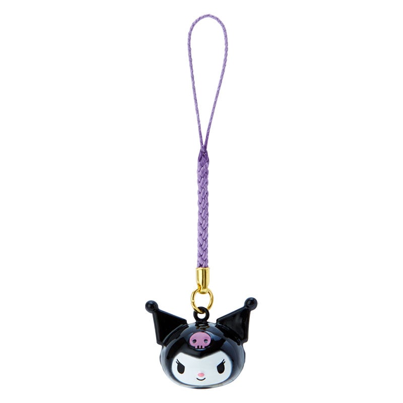 Kuromi Mini Mascot Bell Charm Accessory Japan Original   