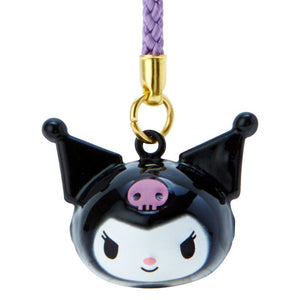 Kuromi Mini Mascot Bell Charm Accessory Japan Original   