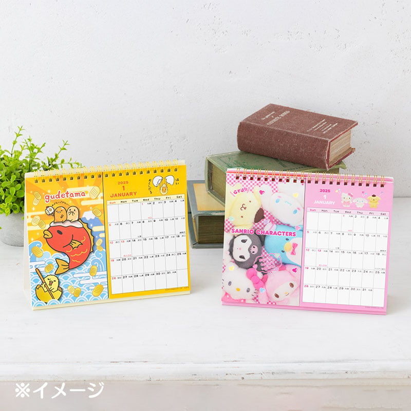 Gudetama 2025 Postcard Desk Calendar Stationery Japan Original   