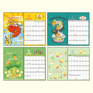 Gudetama 2025 Postcard Desk Calendar Stationery Japan Original   