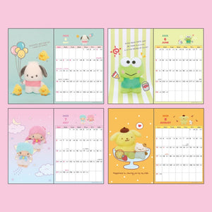 Sanrio Characters 2025 Postcard Desk Calendar Stationery Japan Original   