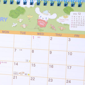 Cinnamoroll 2025 Desk Calendar Stationery Japan Original   