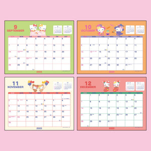 Hello Kitty 2025 Desk Calendar Stationery Japan Original   