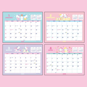 Hello Kitty 2025 Desk Calendar Stationery Japan Original   