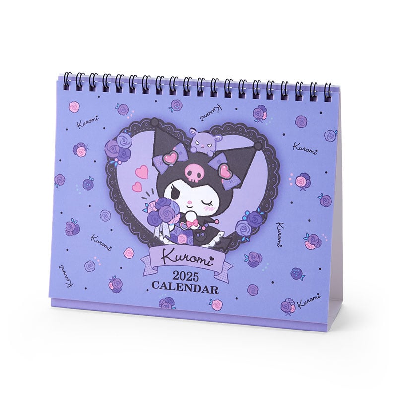 Kuromi 2025 Desk Calendar Stationery Japan Original   