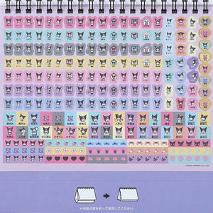 Kuromi 2025 Desk Calendar Stationery Japan Original   