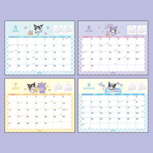 Kuromi 2025 Desk Calendar Stationery Japan Original   