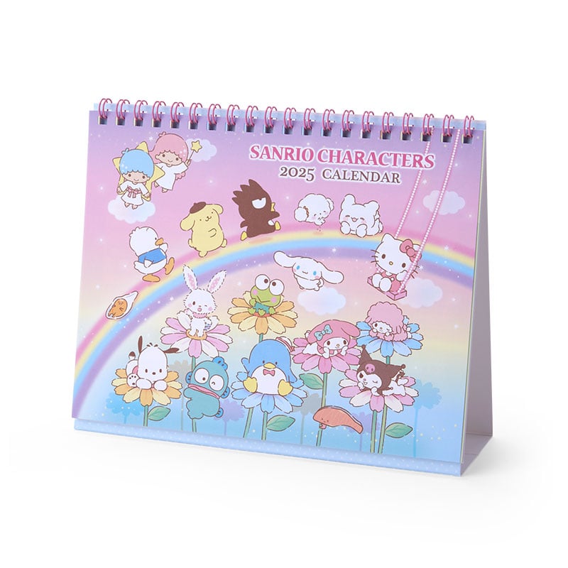 Sanrio Characters 2025 Desk Calendar Stationery Japan Original   